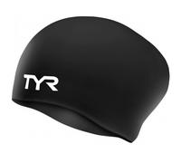 Bonnet de bain tyr silicone long noir