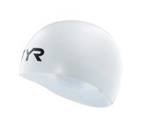 Bonnet de bain tyr tracer-x racing swim cap white l