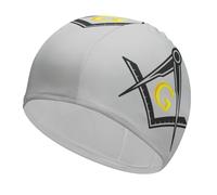 Bonnet de Bain Unisexe Franc-maçonnerie pour Femmes et Hommes, Cheveux Courts et Longs, Style Tendance