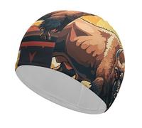 Bonnet de bain Wild American Bison Mountains pour adultes, femmes et hommes, chapeau de piscine léger et extensible, bonnet de bain pour piscine, plage, natation, natation, surf, protection des