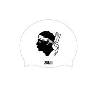 Bonnet de bain z3rod blason corse blanc