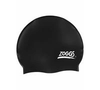 Zoggs Bonnet de natation en silicone pour adulte - Noir - Taille unique