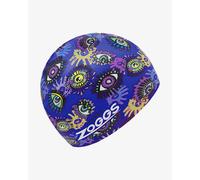 Bonnet de bain Zoggs Silicone Printed lilas bleu vert