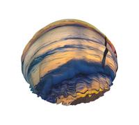Bonnet de douche à couper le souffle Jamaica Beach avec une double couche de qui maintient bien vos cheveux, que ce soit pendant la douche ou le bain.