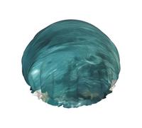 Bonnet de douche à eau tranquille avec une double couche de qui maintient bien vos cheveux, que ce soit pendant la douche ou le bain.