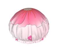 Bonnet de douche à imprimé clou de girofle - Bonnet de bain double couche avec doublure élastique - Idéal pour la maison, le spa, l'hôtel et les voyages