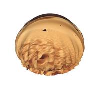 Bonnet de douche avec bonnet de bain élastique réutilisable pour femme, doux, double couche, imperméable, bonnet de douche pyramide du désert d'Afrique pour cheveux longs, courts et bouclés