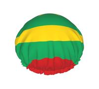 Bonnet de douche avec drapeau de la Mauritanie imprimé pour femme, confortable, durable et non serré, accessoire de protection des cheveux