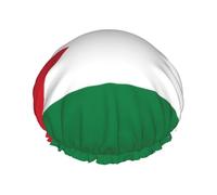 Bonnet de douche avec drapeau de l'État de Palestine imprimé pour femme, confortable, durable et non serré, accessoire de protection des cheveux