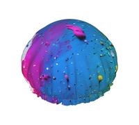 Bonnet de douche avec une double couche de peinture qui maintient bien vos cheveux, que ce soit pendant la douche ou le bain.
