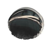 Bonnet de douche bateau au bord de la mer pour femme - Réutilisable et imperméable - Bande élastique lavable - Bonnet de bain double couche - Extra large pour cheveux longs