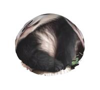 Bonnet de douche bébé panda pour femme double couche épais réutilisable imperméable avec bande élastique lavable pour homme et femme Spa salon