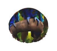 Bonnet de douche coloré avec une double couche, maintient bien vos cheveux, que ce soit pendant la douche ou le bain.