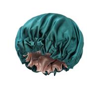 Bonnet de douche de grande taille, élastique et imperméable avec 2 couches | Grand bonnet de bain avec fonction serviette, pour tresses longues, spa, maison, femmes, amies, collègues