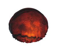 Bonnet de douche de sport de basket-ball réutilisable et imperméable pour homme et femme avec bande élastique - Bonnet de bain double couche lavable pour toutes les coiffures - Facile à transporter