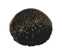 Bonnet de douche doré noir sable pour femme double couche épais réutilisable imperméable avec bande élastique lavable pour homme et femme spa salon