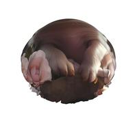 Bonnet de douche double couche pour femme, mignon jeune cochon, réutilisable, design de grande taille adapté à toutes les longueurs de cheveux, adapté aux filles, au spa et au salon à domicile.