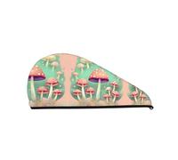 Bonnet de douche Dream Mushroom: bonne performance d'absorption de l'eau et convient aux fées avec tous les types de cheveux