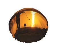 Bonnet de douche élé avec imprimé balle de golf et arbre au coucher du soleil, bonnet de douche réutilisable pour femmes, grand bonnet de douche pour tresses, cheveux longs