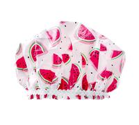 Bonnet de douche et de bain réutilisable en vinyle PEVA givré, ourlet élastique extensible. Bonnet de douche imperméable et extensible, multi-usa