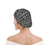 Bonnet de Douche Femme pagne traditionnel africain Bonnet de Bain pour