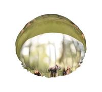 Bonnet de douche imperméable à bande élastique, bonnet de douche réutilisable à double couche pour femmes,Boxer Chiens Chiots Animaux de compagnie Chiens de famille