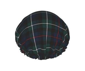 Bonnet de douche imperméable à bande élastique, bonnet de douche réutilisable à double couche pour femmes,Mackenzie Tartan Plaid Outl Et Er