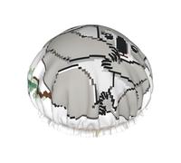 Bonnet de douche imperméable à double couche pour cheveux longs et bouclés Motif koala