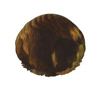 Bonnet de douche imperméable et réutilisable pour femme, motif ours qui se promène, double couche, pour cheveux longs