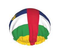 Bonnet de douche imperméable pour homme et femme Motif drapeau de l'Afrique centrale