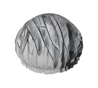 Bonnet de douche imprimé aigle - Réutilisable, double couche, respirant, séchage rapide, parfait pour la maison, le spa, l'hôtel et les voyages