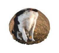 Bonnet de douche imprimé chiot, élastique et réutilisable pour cheveux longs, grand bonnet de douche imperméable, pour femmes, hommes, enfants