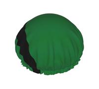 Bonnet de douche imprimé drapeau du sultanat de Delhi, bonnet de douche doublé pour femme, réutilisable, double couche imperméable