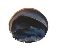 Bonnet de douche imprimé « Last Sun Rays of Over The Sea Waves » - Bonnet de bain réutilisable, double couche, sangle élastique réglable, essentiel de voyage durable