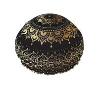 Bonnet de douche imprimé mandala kaléidoscope - Réutilisable, double couche, respirant, séchage rapide, parfait pour la maison, le spa, l'hôtel et les voyages