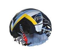 Bonnet de douche imprimé motoneige avancé - Bonnet de bain double couche avec doublure élastique, idéal pour la maison, le spa, l'hôtel et les voyages
