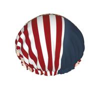 Bonnet de douche imprimé popcorn, bonnet de douche doublé pour femme, réutilisable, double couche imperméable