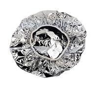 Bonnet de douche isolant thermique Chapeau élastique pour femme Coiffeur Argent