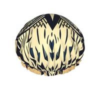 Bonnet de douche mignon en forme de hibou pour la douche, bonnet de douche imperméable pour cheveux longs, antidérapant mignon bonnet de douche