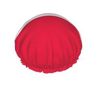 Bonnet de douche motif drapeau polonais pour femme, bonnet de douche réutilisable, parfait pour les cheveux longs et une utilisation quotidienne
