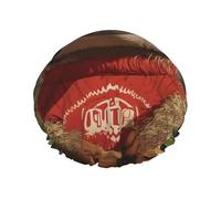 Bonnet de douche motif paresseux de dessin animé pour femme, double couche, bonnet de bain épais réutilisable et imperméable avec bande élastique, bonnet de douche lavable pour homme et femme, spa