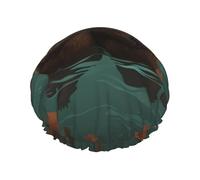 Bonnet de douche Otters in Love pour femme, réutilisable, imperméable, double couche, grand bonnet de bain, lavable, élastique, pour le bain, tresses, pour homme