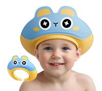 Bonnet De Douche Pour 1-10 Ans Visière De Bain Pour Les Enfants Visière De Lavage De Cheveux Pour Les Tout-petits La Forme D'un Mignon Lapin Rend Le Bain De Bébé Plus Amusant (Bleu ambre)