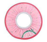 Bonnet de douche pour bébé en tissu imperméable, chapeau de protection pour enfants élastiques pour enfants, bonnets de bain, chapeau de bouclier de cheveux de lavage(Rose)