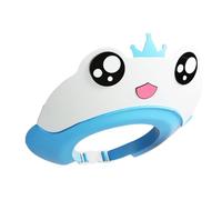 Bonnet de douche pour bébé - Visière imperméable, douce et mignonne pour cheveux, ajustement réglable, protection élastique douce qui empêche le contact de l'eau, du savon et du shampoing pour les tou