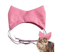 Bonnet de douche pour chat - Bonnet de bain réglable pour chien | Bonnet de douche pour animal de compagnie, protection auditive en tissu Oxford imperméable pour chaton, chiot et petit animal