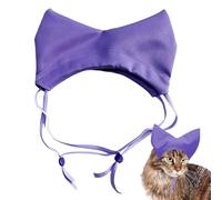 Bonnet de douche pour chat - Bonnet de bain réglable pour chien, housse d'oreille en tissu Oxford imperméable, protection auditive | Fournitures pour animaux de compagnie pour chaton, chiot et petits