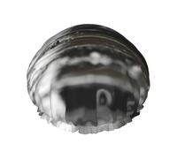 Bonnet de douche pour femme avec imprimé chats noirs et blancs - Bonnet de douche élastique réutilisable - Bonnet de douche double couche