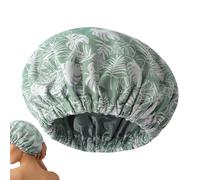 Bonnet de douche pour femme Réutilisable imperméable double couche | Bonnet de bain femme réutilisable et imperméable Pour Le Lavage Adultes, Chez Soi, À Plage, À Piscine, Au Spa, E