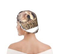 Bonnet de douche pour femmes et hommes UK réutilisable imperméable avec élastique imprimé Labradors Petits chiots Golden Retriever